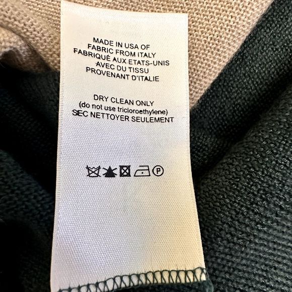 NWT THE ROW Fine Knit Cashmere/Silk Blend Colorblock Tunic Sweater SZ M - Picture 11 of 11